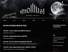 Tablet Screenshot of molllust.com